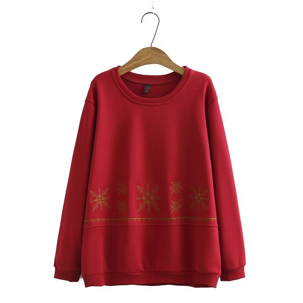 red plus female marine hoodies casual floral embroidered long sleeve sweatshirts size big outerwear g0f9, Black;brown
red plus female marine hoodies casual floral embroidered long sleeve sweatshirts size big outerwear g0f9, Black;brown