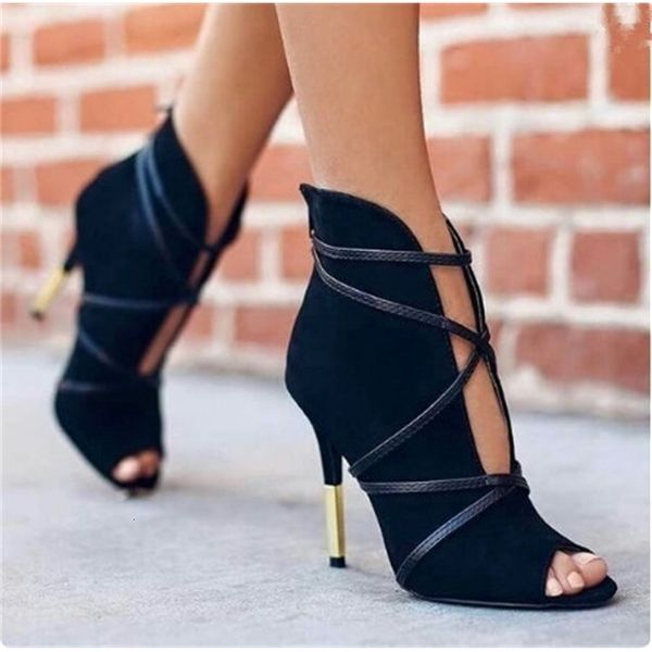 2021 new summer high heels thin heel zippers open peep toe women shoes fashion casual party plus size ladies pumps qg2q, Black
2021 new summer high heels thin heel zippers open peep toe women shoes fashion casual party plus size ladies pumps qg2q, Black