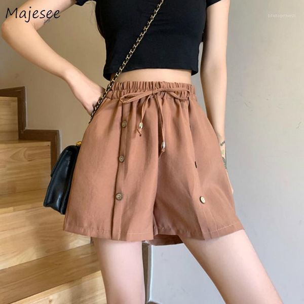 women's shorts women summer fashion button loose arrival preppy style female short drawstring high waist streetwear ulzzang leisure1, White;black
women's shorts women summer fashion button loose arrival preppy style female short drawstring high waist streetwear ulzzang leisure1, White;black