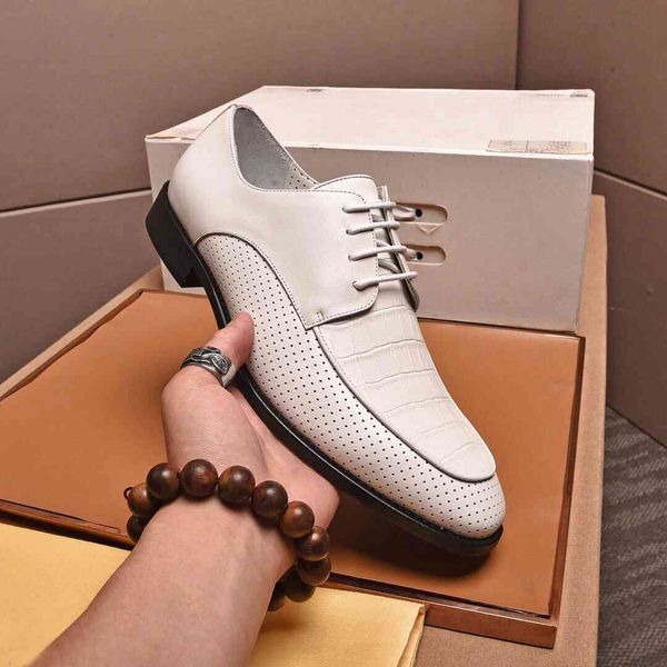 luxury brand mens oxfords dress formal lace up casual shoes calfskin genuine leather office walk footwear white colors, Black
luxury brand mens oxfords dress formal lace up casual shoes calfskin genuine leather office walk footwear white colors, Black