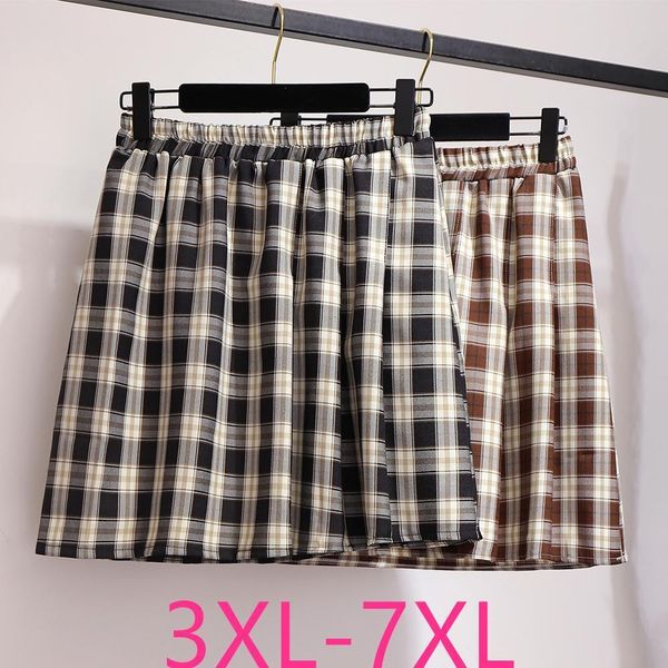 2020 spring summer plus size mini skirt for women large casual loose elastic waist plaid short skirts black 3xl 4xl 5xl 6xl
2020 spring summer plus size mini skirt for women large casual loose elastic waist plaid short skirts black 3xl 4xl 5xl 6xl