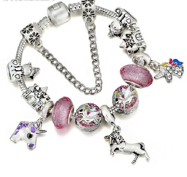 fashion 925 sterling silver pink candy colour murano lampwork glass & european charm beads unicorn crystal dangle fits pandora charm bracele, Golden;silver
fashion 925 sterling silver pink candy colour murano lampwork glass & european charm beads unicorn crystal dangle fits pandora charm bracele, Golden;silver