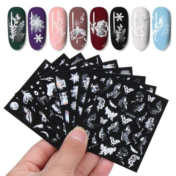 stickers & decals 1sheet 3d white leaf starry sky love flower professional nail art sticker transfer slider diy designs decoration tool, Black
stickers & decals 1sheet 3d white leaf starry sky love flower professional nail art sticker transfer slider diy designs decoration tool, Black
