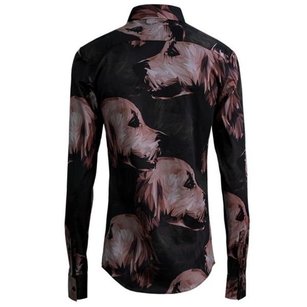 2020 new fashion cartoon dog printing men shirts slim 100% cotton autumn long sleeve casual man square collar brand shirt, White;black
2020 new fashion cartoon dog printing men shirts slim 100% cotton autumn long sleeve casual man square collar brand shirt, White;black
