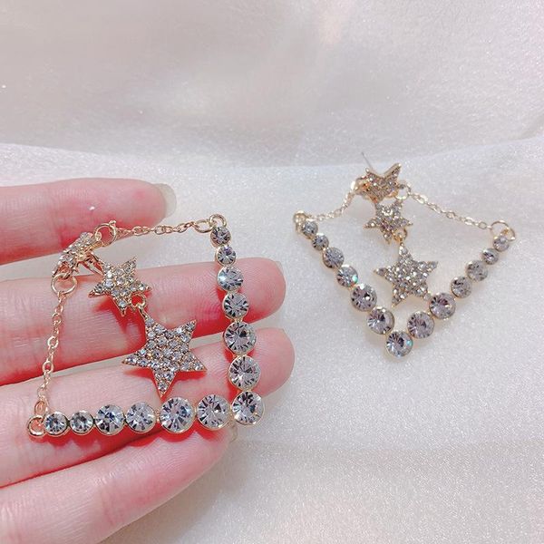 new korean shining crystal pendant earring elegant for women fashion earring jewelry accessories gift, Silver
new korean shining crystal pendant earring elegant for women fashion earring jewelry accessories gift, Silver