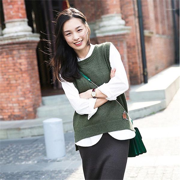sweater pull femme hiver vest women sleeveless o-neck knitted vest female casual tank pullover split side sweater1, White;black
sweater pull femme hiver vest women sleeveless o-neck knitted vest female casual tank pullover split side sweater1, White;black
