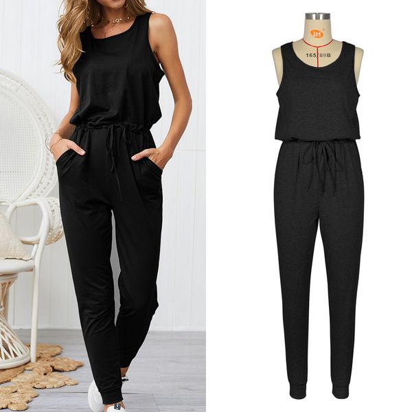 sleeveless jumpsuit women long romper 2019 new summer women lady jumpsuit coveralls female black bow jumpsuits t200107, Black;white
sleeveless jumpsuit women long romper 2019 new summer women lady jumpsuit coveralls female black bow jumpsuits t200107, Black;white