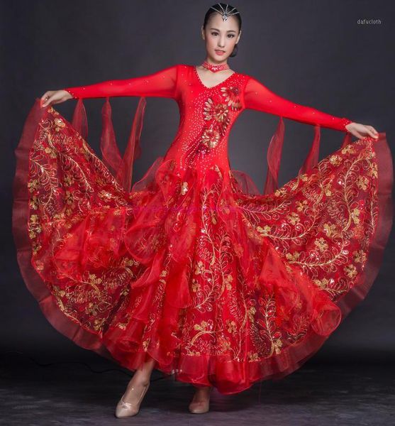 new ballroom dance costumes senior embroidery long sleeves ballroom dance dress for women competition dresses 0491, Black;red
new ballroom dance costumes senior embroidery long sleeves ballroom dance dress for women competition dresses 0491, Black;red