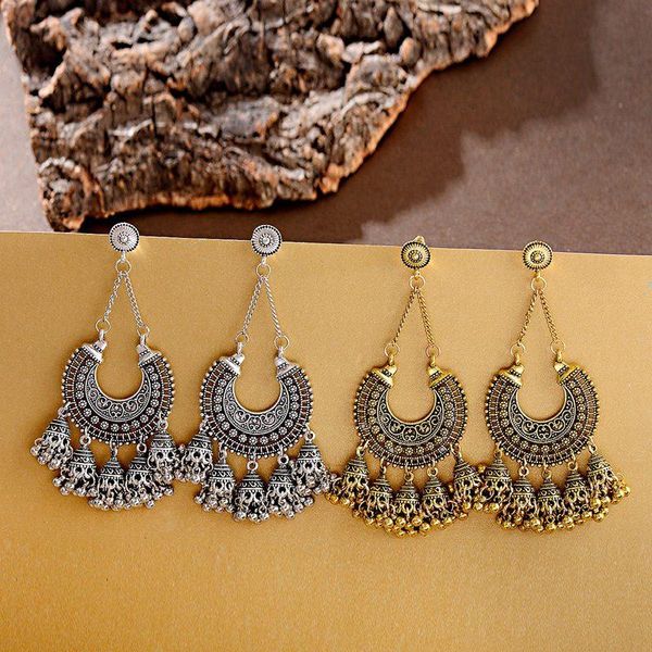 dangle & chandelier oiquei antique small bells jhumka earring boho ethnic geometric hollow tassel drop earrings for women gypsy jewelry gift, Silver
dangle & chandelier oiquei antique small bells jhumka earring boho ethnic geometric hollow tassel drop earrings for women gypsy jewelry gift, Silver