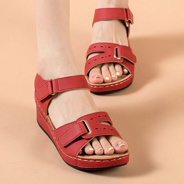 2021 the new retro sandals seams wedge comfort ladies toe open shoe women's shoes h3zi, Black
2021 the new retro sandals seams wedge comfort ladies toe open shoe women's shoes h3zi, Black