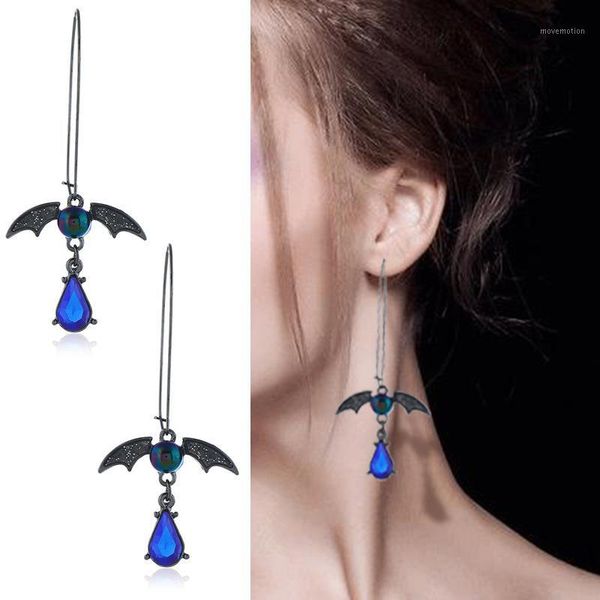 jouval gothic bat angel blue rhinestone women drop earrings female tiger eye pendant long dangle earring hanging brincos1, Silver
jouval gothic bat angel blue rhinestone women drop earrings female tiger eye pendant long dangle earring hanging brincos1, Silver