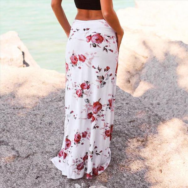 women skirts summer long chiffon skirt irregular hem ladies beach skirts flower high split wrap hip boho style s3, Black
women skirts summer long chiffon skirt irregular hem ladies beach skirts flower high split wrap hip boho style s3, Black