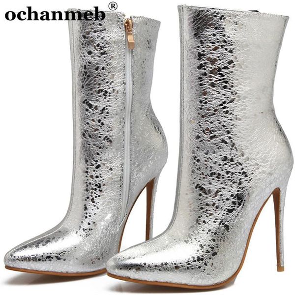 boots ladies 12cm thin high stiletto heels pointed toe shoes women metallic silver mid-calf female party club dancing1, Black
boots ladies 12cm thin high stiletto heels pointed toe shoes women metallic silver mid-calf female party club dancing1, Black