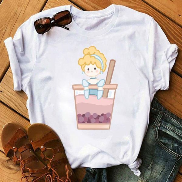 fashion personality princess milk tea cute printed t-shirt summer ladies t-shirt cartoon harajuku women drop shipping, White
fashion personality princess milk tea cute printed t-shirt summer ladies t-shirt cartoon harajuku women drop shipping, White