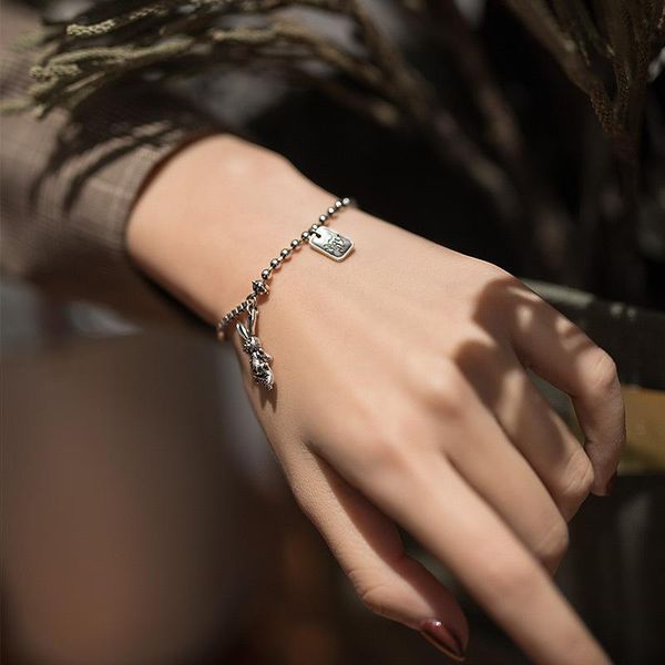 bracelet 17cm korea dongdaemun 925 silver female fashion beads kol cool ins cutecartoon asymmetric gifts men jewelry boho, Golden;silver
bracelet 17cm korea dongdaemun 925 silver female fashion beads kol cool ins cutecartoon asymmetric gifts men jewelry boho, Golden;silver