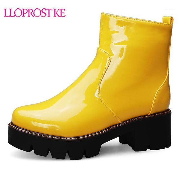 boots lloprost ke patent leather punk for women candy color purple yellow chunky thick heel gothic biker cosplay shoes winter1, Black
boots lloprost ke patent leather punk for women candy color purple yellow chunky thick heel gothic biker cosplay shoes winter1, Black