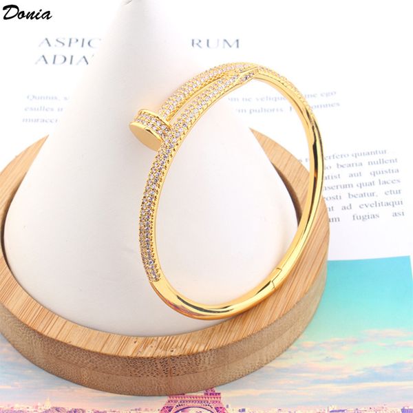 donia jewelry luxury bangle party european and american fashion big nail classic copper micro-inlaid zircon designer bracelet gift, Black
donia jewelry luxury bangle party european and american fashion big nail classic copper micro-inlaid zircon designer bracelet gift, Black
