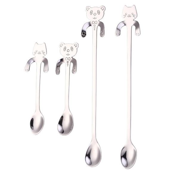 spoons cute panda cat coffee stirring spoon stainless steel hanging scoop for cake ice cream dessert pastry bear tableware
spoons cute panda cat coffee stirring spoon stainless steel hanging scoop for cake ice cream dessert pastry bear tableware