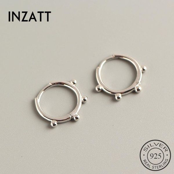 hoop & huggie inzareal 925 sterling silver bead round earrings for fashion women geometric fine jewelry 18k gold accessories gift, Golden;silver
hoop & huggie inzareal 925 sterling silver bead round earrings for fashion women geometric fine jewelry 18k gold accessories gift, Golden;silver