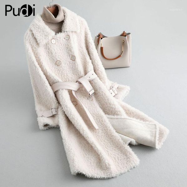 aorice a19057 lady real wool fur coat jacket with leather belt over size parka women winter warm genuine fur coats trench1, Black
aorice a19057 lady real wool fur coat jacket with leather belt over size parka women winter warm genuine fur coats trench1, Black