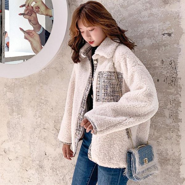 winter jacket women 2020 new single breasted faux lamb fur coat warm thick fashion loose plush ladies coat women teddy jacket1, Black
winter jacket women 2020 new single breasted faux lamb fur coat warm thick fashion loose plush ladies coat women teddy jacket1, Black