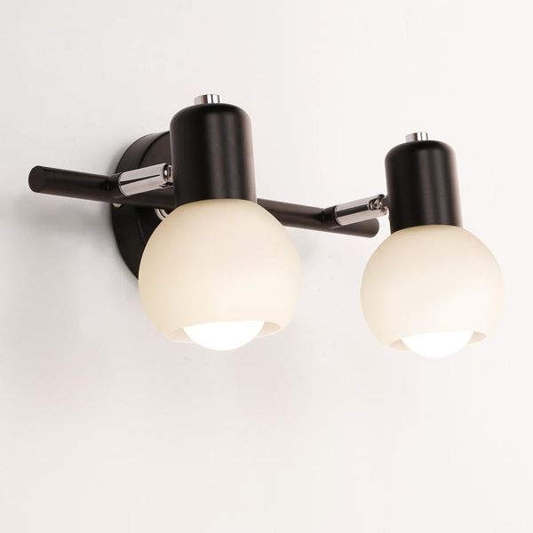 fashion modern glass wall lamp double or three head lamp bedside simple creative bedroom study corridor wall lights
fashion modern glass wall lamp double or three head lamp bedside simple creative bedroom study corridor wall lights
