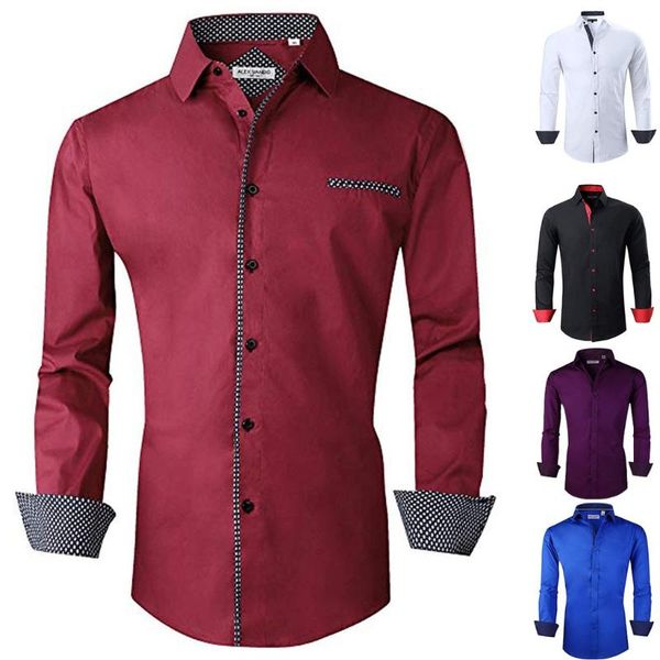 men ethnic style solid color slim shirt male long sleeve patchwork shirt, White;black
men ethnic style solid color slim shirt male long sleeve patchwork shirt, White;black