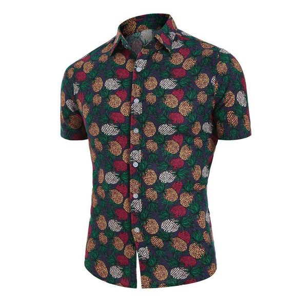 гаваиская рубашка мужские летние топы печатные сращивание повседневная короткая рукав camisa masculina отдых для мужчин кнопка рубашка 2020, White;black 
гаваиская рубашка мужские летние топы печатные сращивание повседневная короткая рукав camisa masculina отдых для мужчин кнопка рубашка 2020, White;black