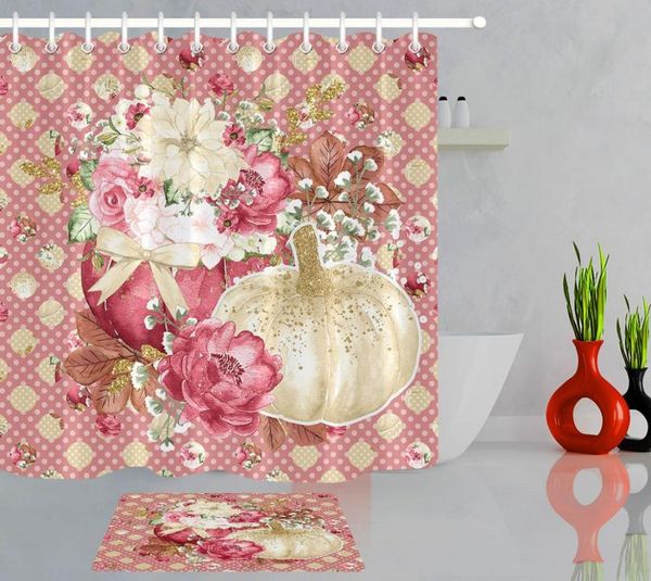 shower curtains golden pumpkin vintage flowers watercolor curtain bathroom bathtub home decoration with 12 hooks and bath doormat
shower curtains golden pumpkin vintage flowers watercolor curtain bathroom bathtub home decoration with 12 hooks and bath doormat