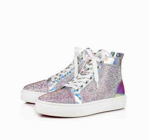 women/men's high thick soles flats,red bottom sneaker rhinestone shoes shiny strass flat outdoor walking skate shoes red soles with bo, Black
women/men's high thick soles flats,red bottom sneaker rhinestone shoes shiny strass flat outdoor walking skate shoes red soles with bo, Black