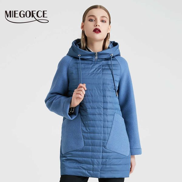 miegofce 2021 new spring autumn collection quilted coat women's spring hooded jacket women parka y190828, Black
miegofce 2021 new spring autumn collection quilted coat women's spring hooded jacket women parka y190828, Black
