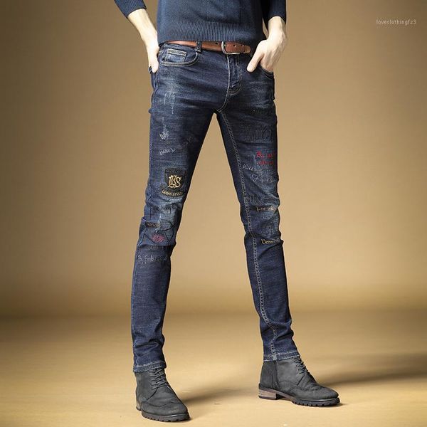 men's jeans fashion men embroidery blue streetwear stretch denim trousers straight slim fit pants1
men's jeans fashion men embroidery blue streetwear stretch denim trousers straight slim fit pants1