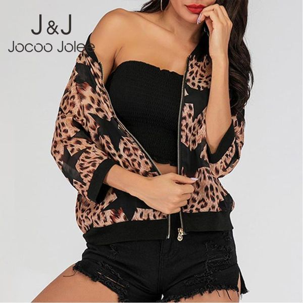 jocoo jolee autumn vintage leopard basic jackets causal long sleeve pattern print bomber jacket vintage coats streetwear 2020, Black;brown
jocoo jolee autumn vintage leopard basic jackets causal long sleeve pattern print bomber jacket vintage coats streetwear 2020, Black;brown
