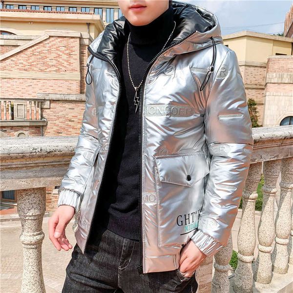 winter coat 2020 new fashion brand korean men's hooded thickened bright face down cotton padded jacket, Black
winter coat 2020 new fashion brand korean men's hooded thickened bright face down cotton padded jacket, Black