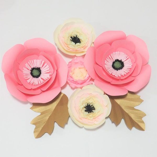 2021 giant crepe & cardstock paper artificial flowers 5pcs +2 leave wedding & event decor baby nursery handmade crafts customize
2021 giant crepe & cardstock paper artificial flowers 5pcs +2 leave wedding & event decor baby nursery handmade crafts customize