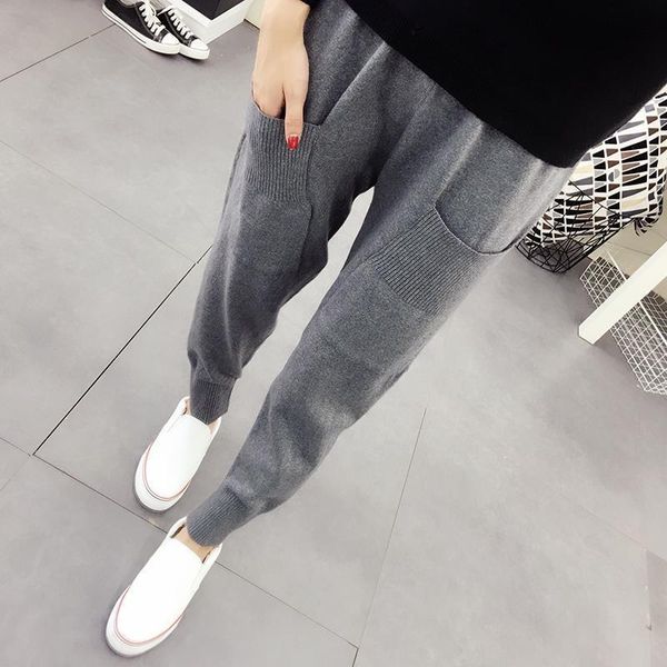 women's pants & capris 2021 soft knitted women autumn winter pocket harun pant thick high-waisted casual knit trousers y85, Black;white
women's pants & capris 2021 soft knitted women autumn winter pocket harun pant thick high-waisted casual knit trousers y85, Black;white