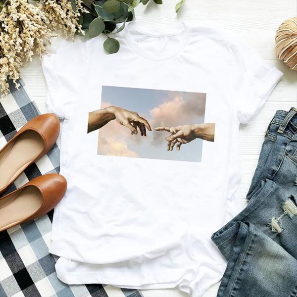 women t shirt painting castle print tshirt women short sleeve o neck loose t-shirt ladies summer causal tee shirt clothes, White
women t shirt painting castle print tshirt women short sleeve o neck loose t-shirt ladies summer causal tee shirt clothes, White