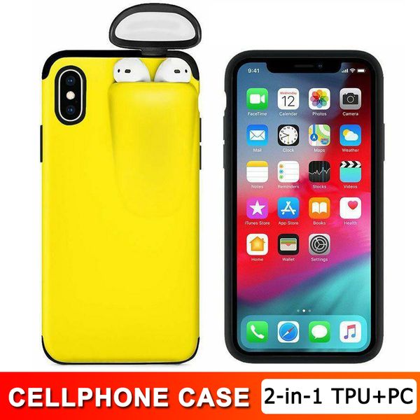2 in 1 phone case for airpods for iphone 11 pro max xs max xr 7 8 plus two functions with opp bag tpu pc 6 colors
2 in 1 phone case for airpods for iphone 11 pro max xs max xr 7 8 plus two functions with opp bag tpu pc 6 colors