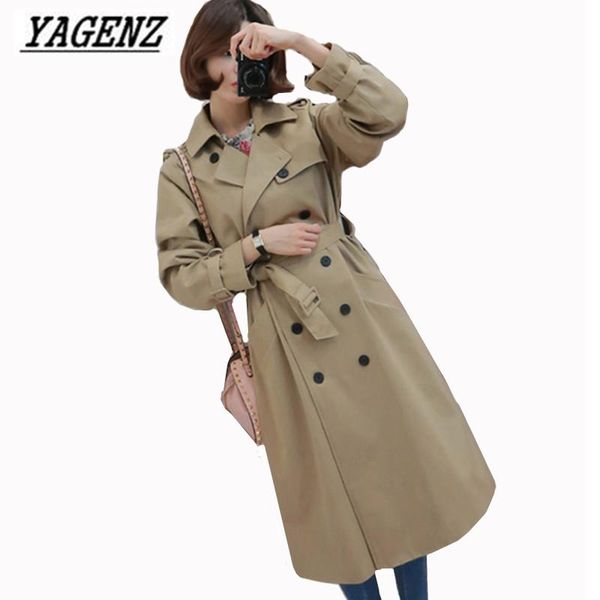 women's trench coats khaki female windbreaker coat british style 2021 spring autumn slim long overcoat women double-breasted casual, Tan;black
women's trench coats khaki female windbreaker coat british style 2021 spring autumn slim long overcoat women double-breasted casual, Tan;black