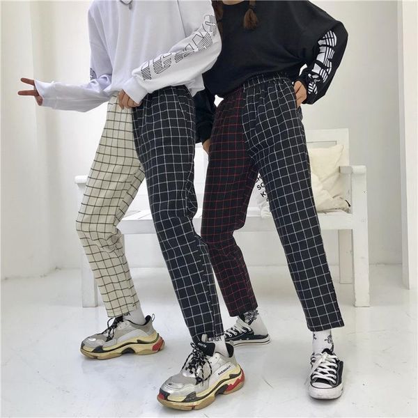 streetwear плед пэчворк брюки мужчины бегины 2020 человек повседневная прямая гарм брюки корейский хип-хоп трек брюки брюки плюс размер, Black
streetwear плед пэчворк брюки мужчины бегины 2020 человек повседневная прямая гарм брюки корейский хип-хоп трек брюки брюки плюс размер, Black