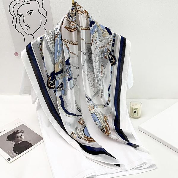 2021 women foulard small silk scarves head hijab scarf ladies leopard shawl wrap muffler pareo bandanna bandana female, Blue;gray
2021 women foulard small silk scarves head hijab scarf ladies leopard shawl wrap muffler pareo bandanna bandana female, Blue;gray