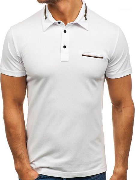 men's polos shirts for men with lapels matching color pockets casual short sleeves shirt1, White;black
men's polos shirts for men with lapels matching color pockets casual short sleeves shirt1, White;black