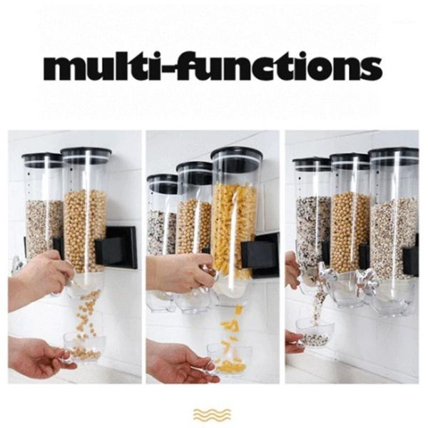storage bottles & jars double cereal dispenser bottle tank kitchen box grain dry container snack nuts candy barrel household1
storage bottles & jars double cereal dispenser bottle tank kitchen box grain dry container snack nuts candy barrel household1