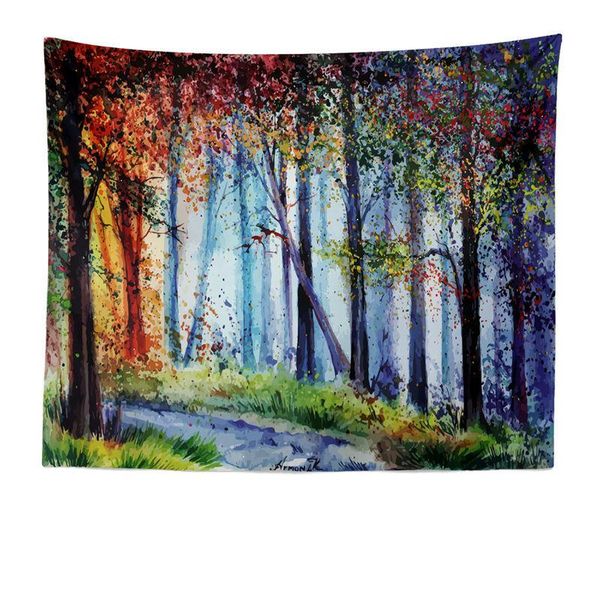 watercolor forest tapestry wall hanging beach towel background cloth hanging picture decorative tablecloth
watercolor forest tapestry wall hanging beach towel background cloth hanging picture decorative tablecloth