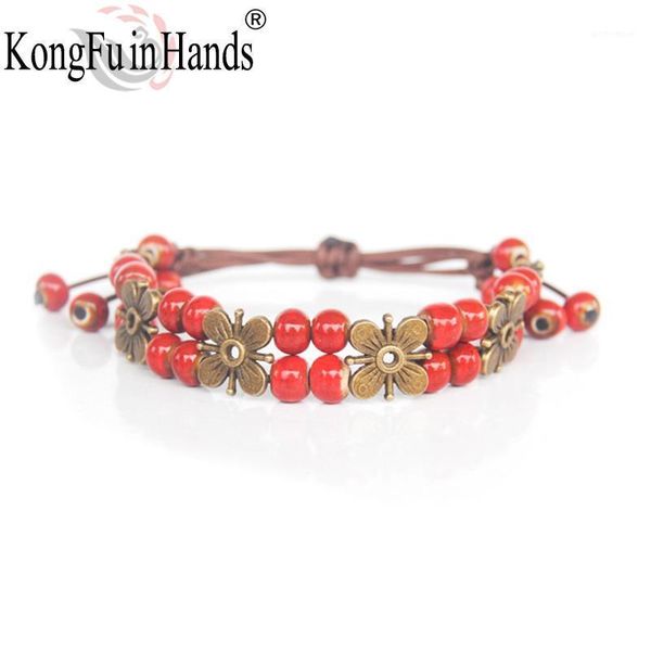 ceramic bead bracelet vintage style link chain bracelets for women round shape beautiful flowers valentine's day gift 2020 new1, Golden;silver
ceramic bead bracelet vintage style link chain bracelets for women round shape beautiful flowers valentine's day gift 2020 new1, Golden;silver