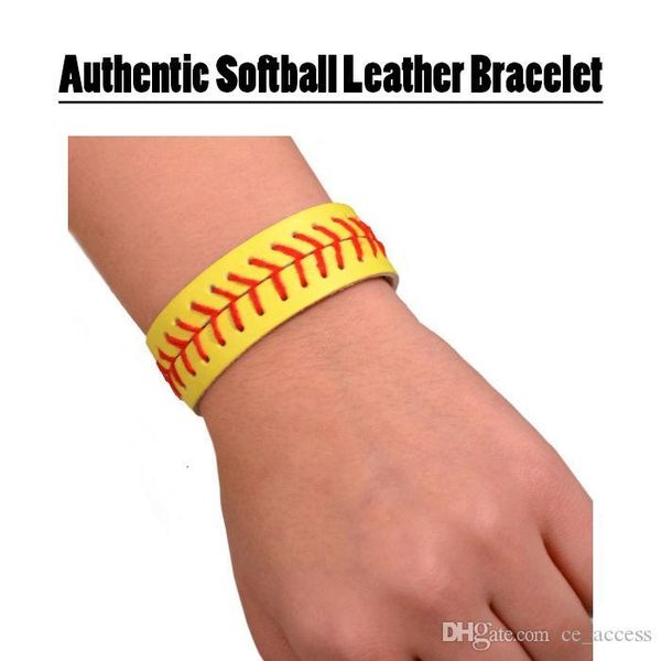 bracelet classic leather seam softball baseball