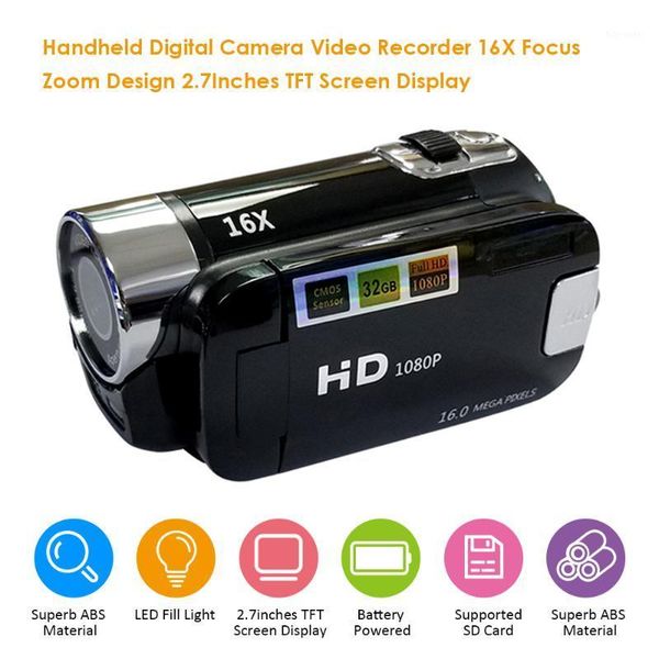 digital camera video recorder 16x focus zoom design 2.7inches tft screen display supported battery for video studio1
digital camera video recorder 16x focus zoom design 2.7inches tft screen display supported battery for video studio1