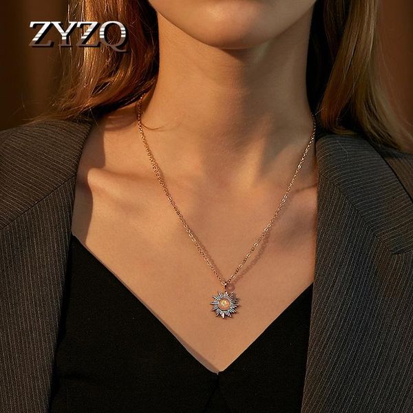 zyzq new arrival sun flower pendant necklace for women french short little sun sweater chain fashion business cocktail jewelry, Silver
zyzq new arrival sun flower pendant necklace for women french short little sun sweater chain fashion business cocktail jewelry, Silver