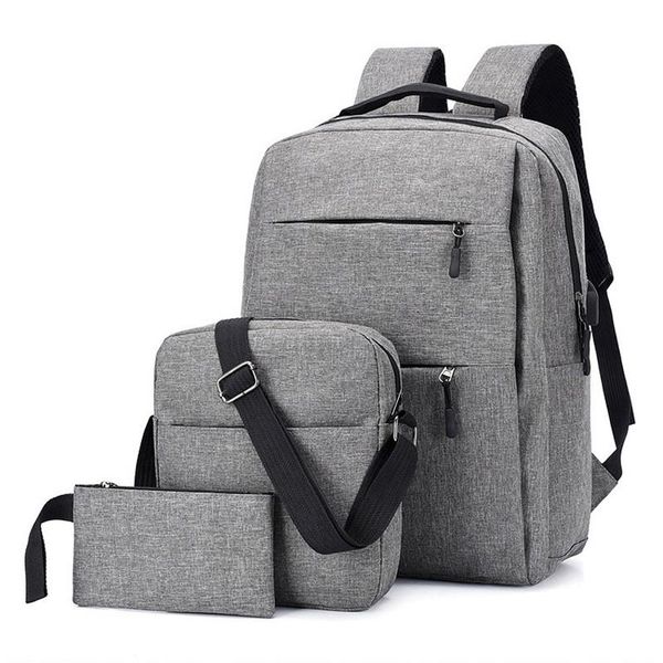 3pcs backpack set 15.6inch usb charging lapbag women men waterproof shoulder bag pen school backpacks for teenager
3pcs backpack set 15.6inch usb charging lapbag women men waterproof shoulder bag pen school backpacks for teenager