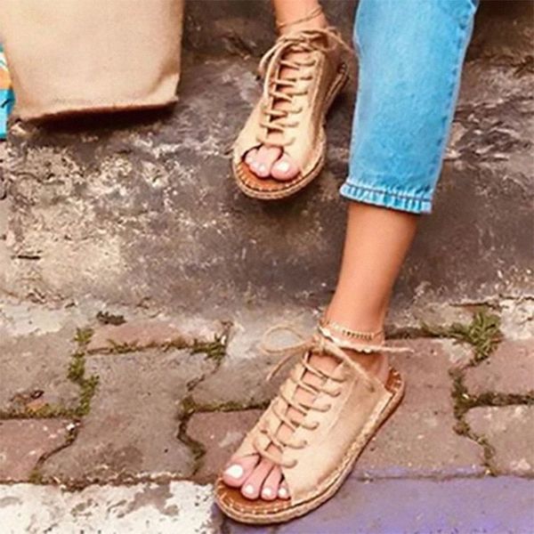 woman rome lace up fashion sewing flats slides female comfortable open toe shoes women slippers 2020 women's drop shipping #lh7p, Black
woman rome lace up fashion sewing flats slides female comfortable open toe shoes women slippers 2020 women's drop shipping #lh7p, Black